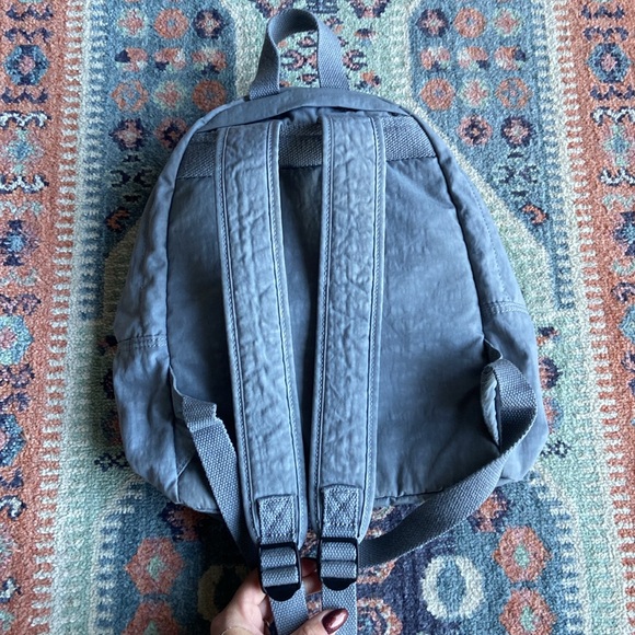 Kipling grey 14” backpack small size bag nylon kids school preschool - Picture 9 of 16